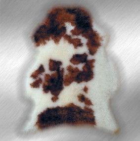 Lammfelle gemustert
